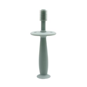 Silicone Baby Toothbrush (Plain) - Olive